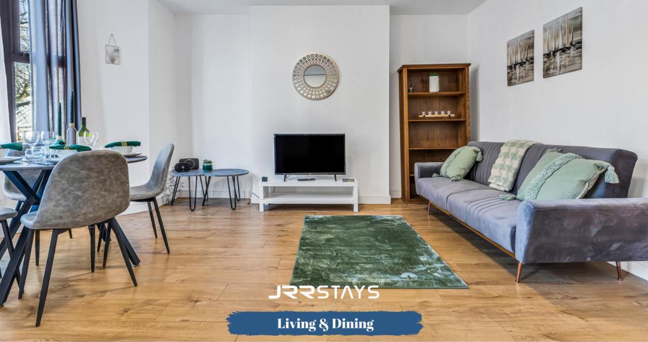 Cardiff Stylish 2 Bedroom Sleeps 6 Wi-Fi - Jrr Stays Luaran gambar